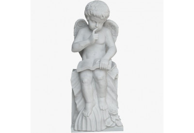 Купить Скульптура из мрамора S_25 Ангелочек с книгой